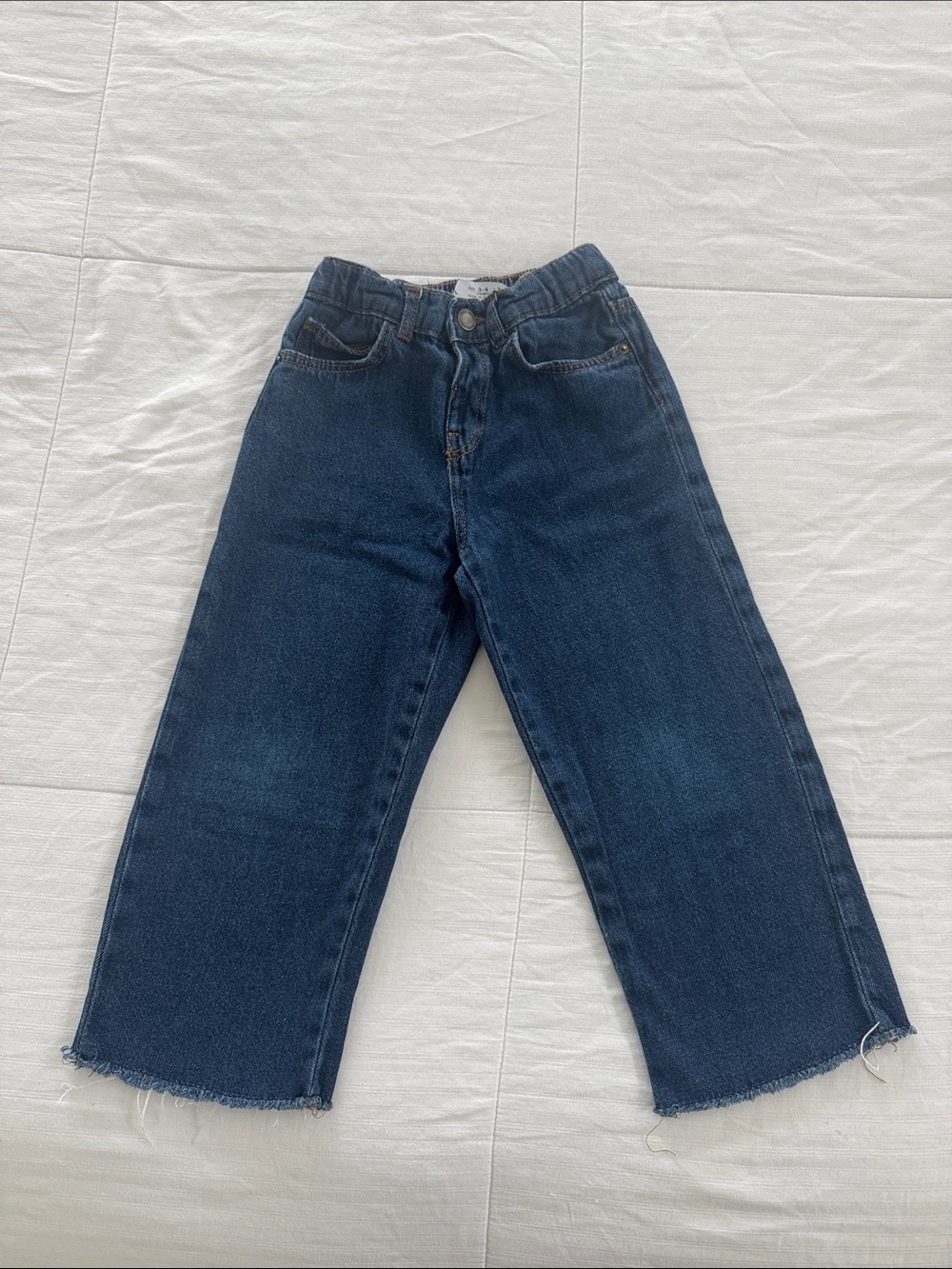 Zara wide leg jeans toddler girls